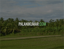 Tablet Screenshot of palanikumar.com